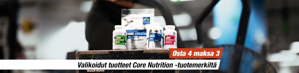 Valikoidut tuotteet Core Nutritionilta osta 4 maksa 3